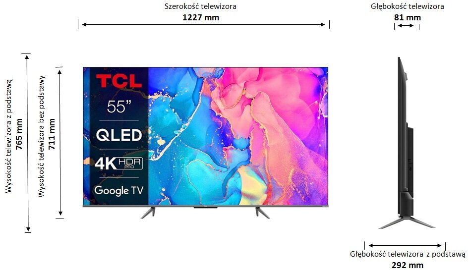 Telewizor TCL 55C635