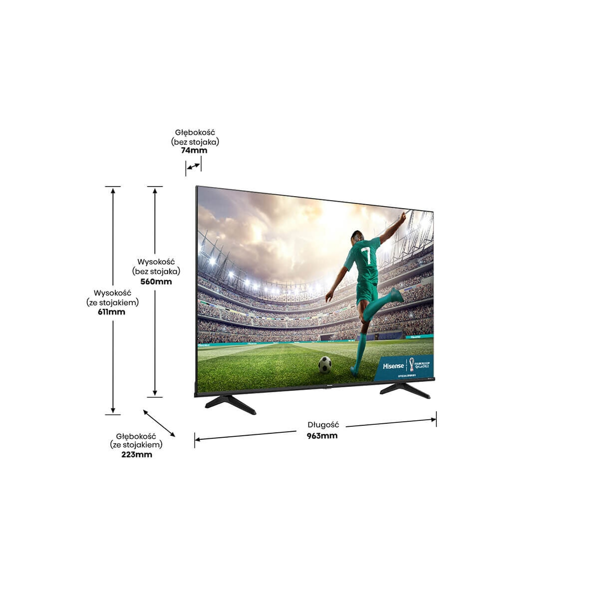 Telewizor HISENSE 43E7HQ