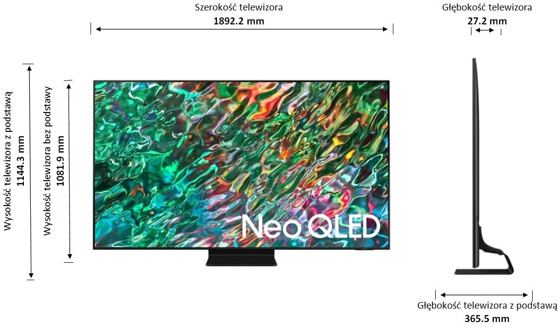 Telewizor SAMSUNG QE85QN90BAT