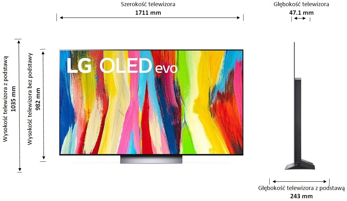Telewizor LG OLED77C21LA