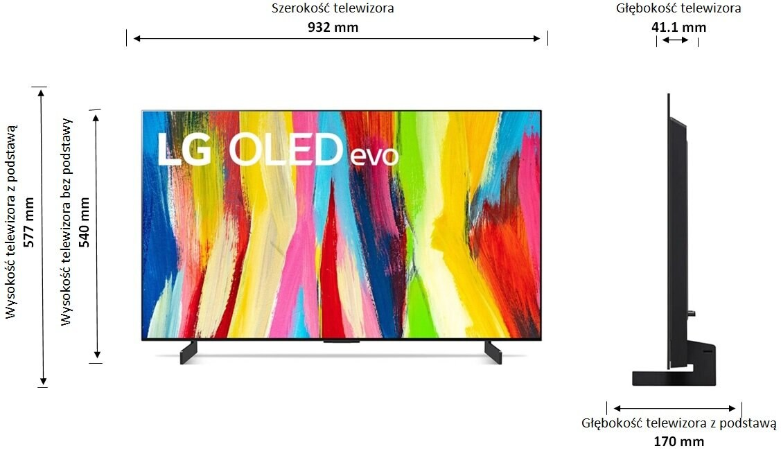 Telewizor LG OLED42C21LA