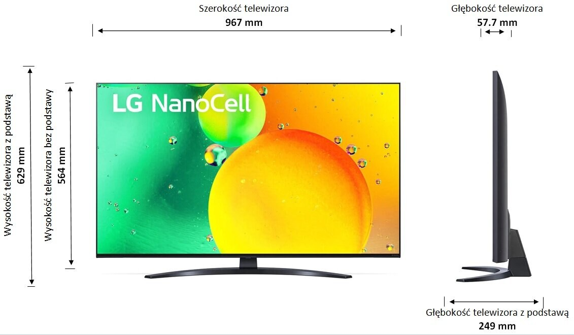 Telewizor LG 43NANO763QA