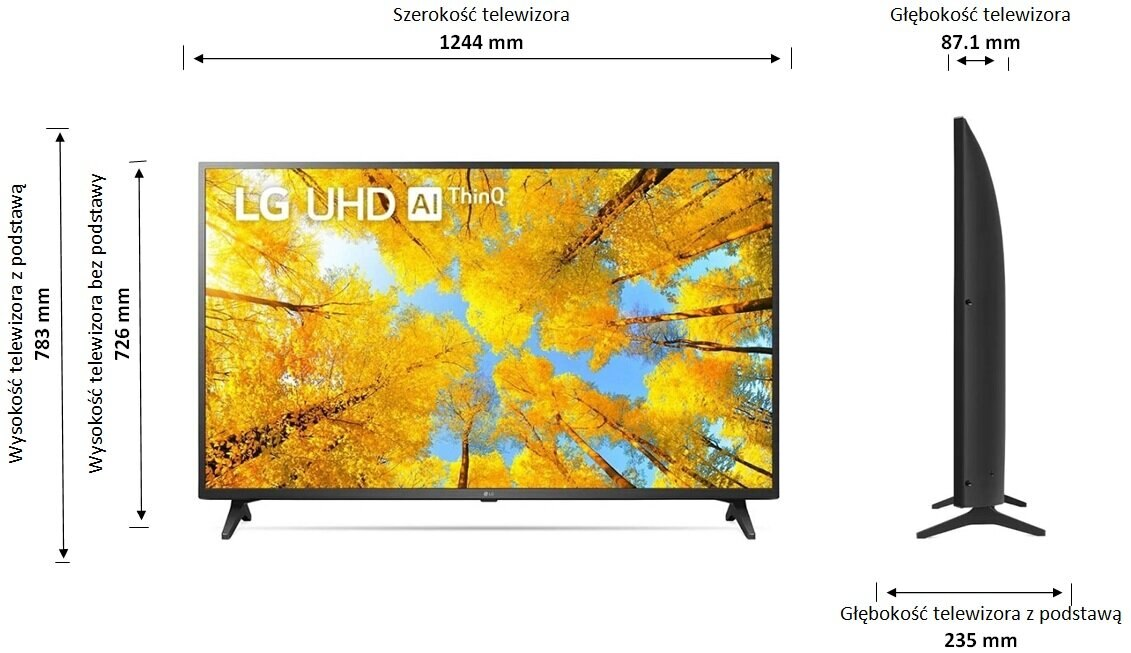 Telewizor LG 55UQ75003LF