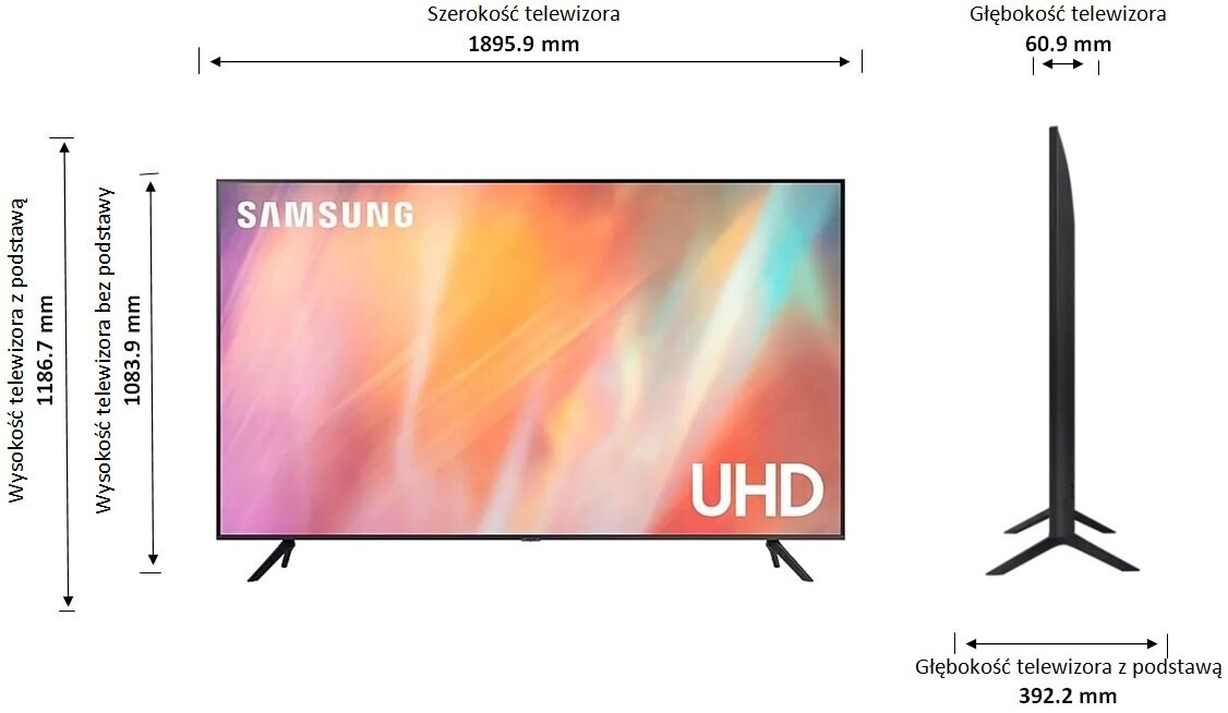 Telewizor SAMSUNG UE85AU7192U
