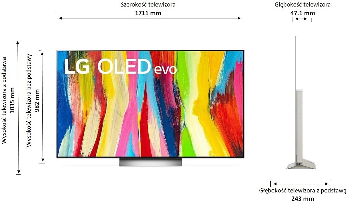 Telewizor LG OLED77C22LB