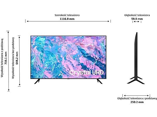 Telewizor SAMSUNG UE50CU7192U