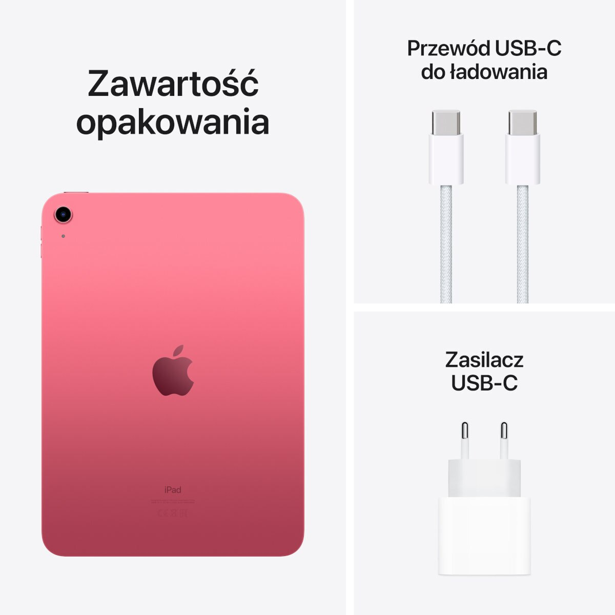 Tablet APPLE iPad 10.9 (10 gen.) 256GB Wi-Fi Różowy MPQC3FD/A