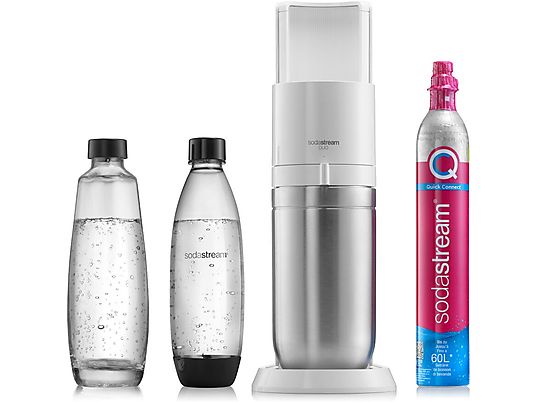 Saturator SODASTREAM Duo White + 2 butelki + nabój