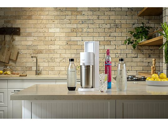 Saturator SODASTREAM Duo White + 2 butelki + nabój