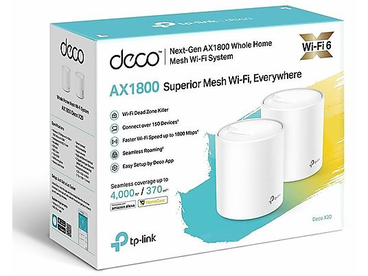 Domowy system Wi-Fi Mesh TP-LINK Deco X20 (2-pack)