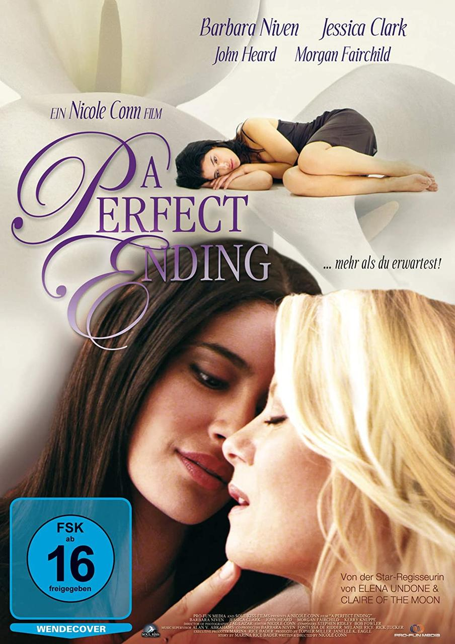 Filmcover: Zwei Frauen, Titel 'A Perfect Ending'.