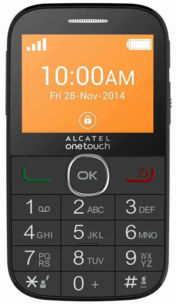 Telefon komórkowy ALCATEL OneTouch 20.04G Czarny