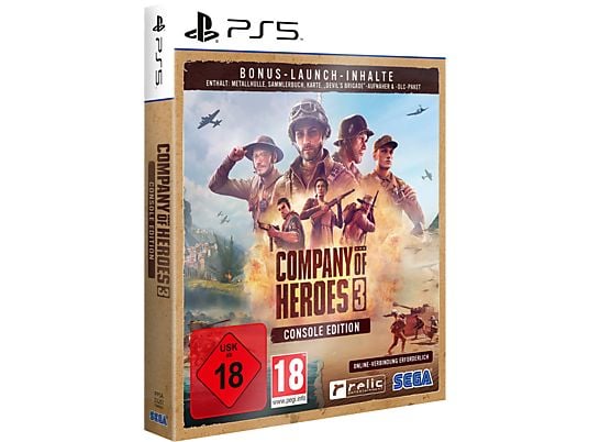 Company of Heroes 3: Launch Edition (Metal Case) - PlayStation 5 - Tedesco