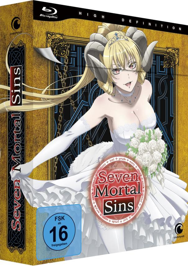 Anime-DVD-Cover mit einer Frau in weißem Kleid und Hörnern.