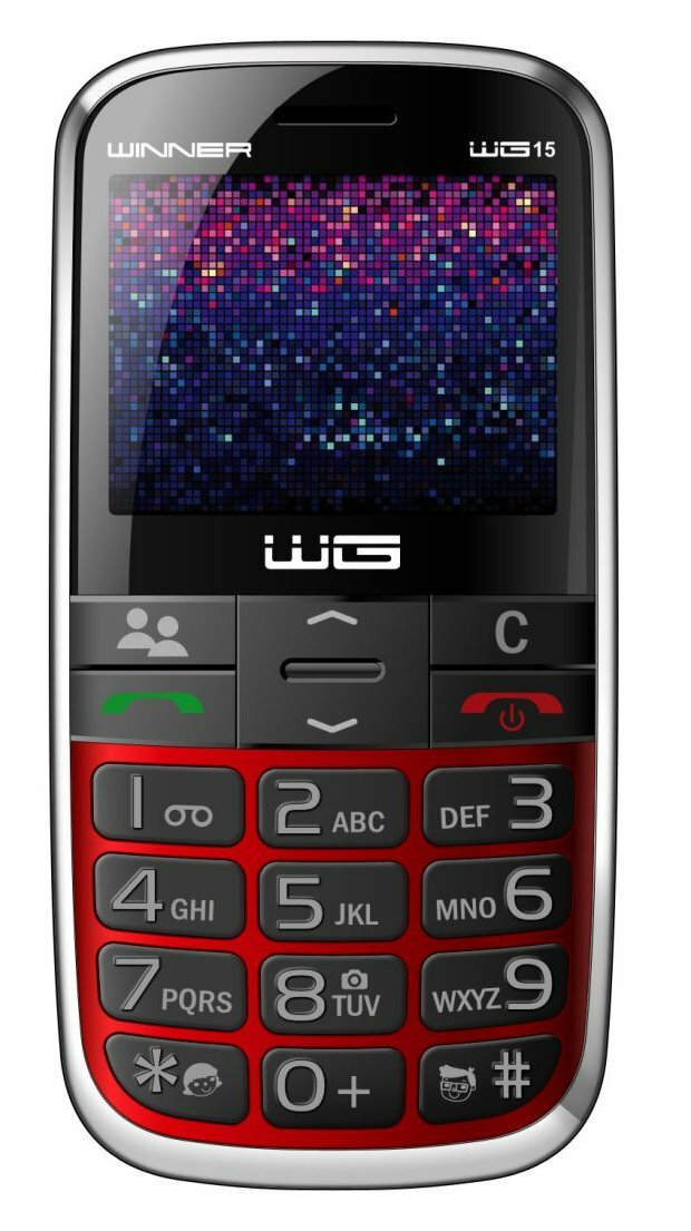 Telefon komórkowy WINNER GROUP WG15 Czerwony