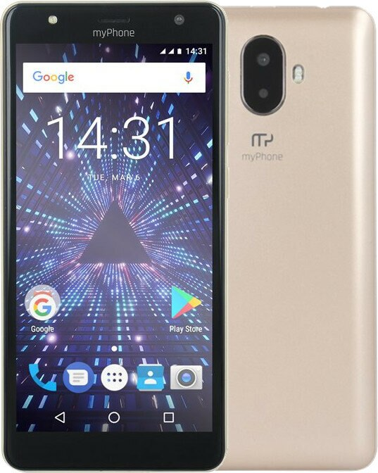 Smartfon MYPHONE Pocket 18x9 Złoty