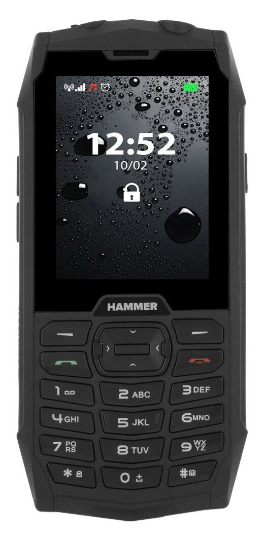 Telefon komórkowy HAMMER 4 Czarny