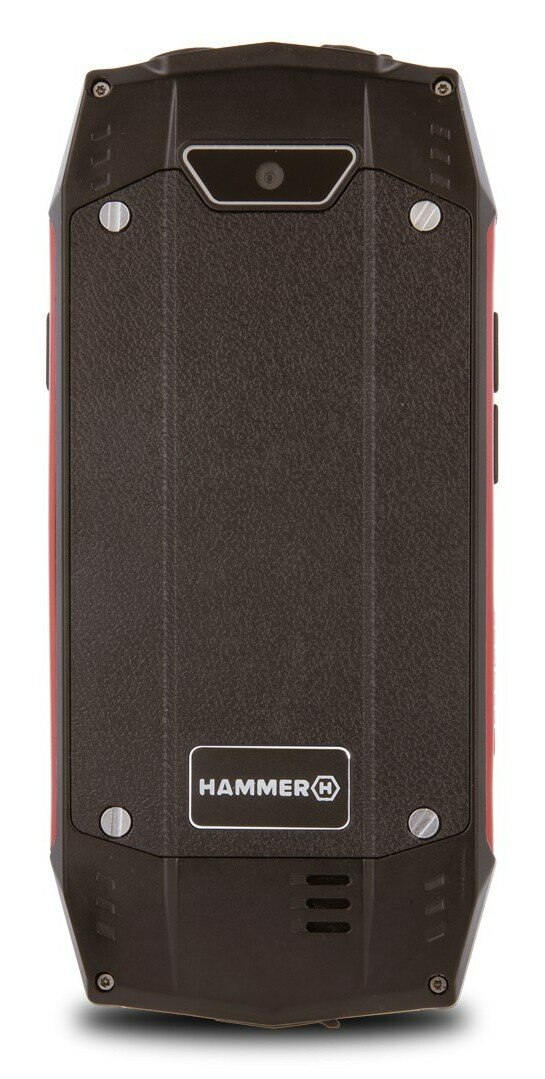 Telefon komórkowy HAMMER 4 Czerwony