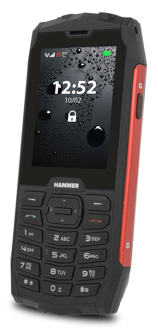 Telefon komórkowy HAMMER 4 Czerwony