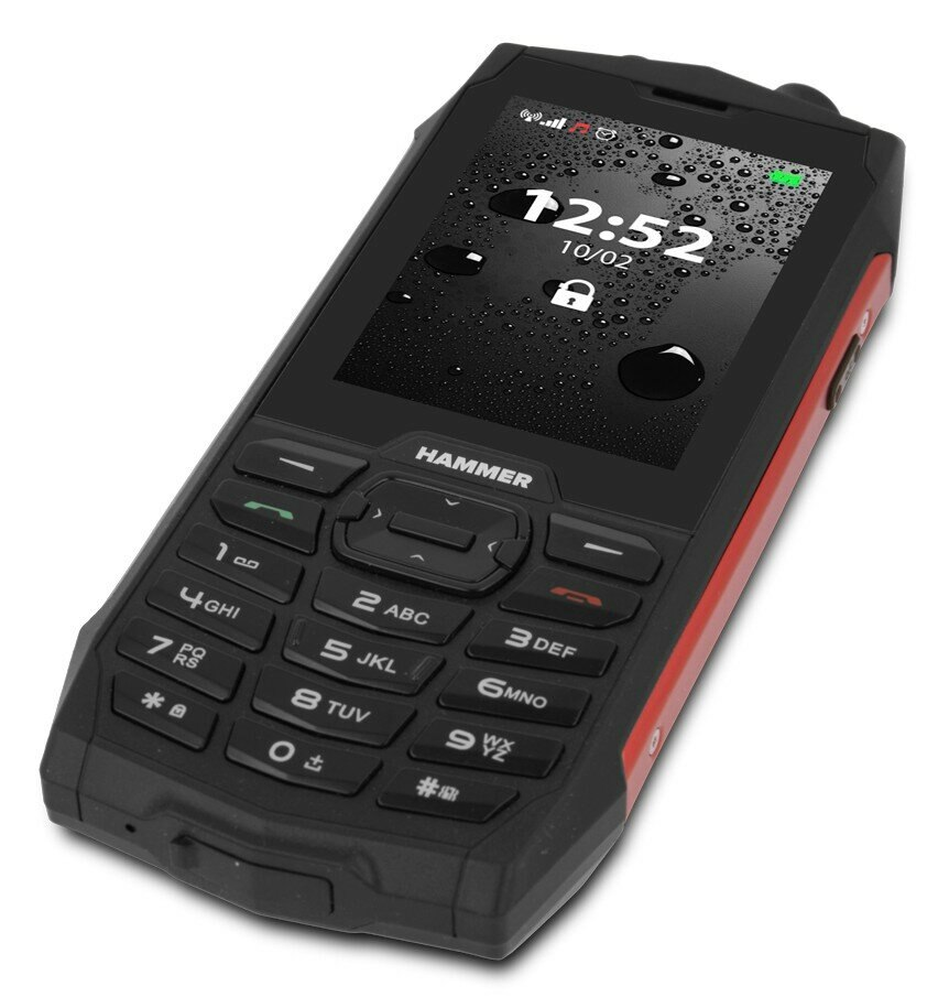 Telefon komórkowy HAMMER 4 Czerwony