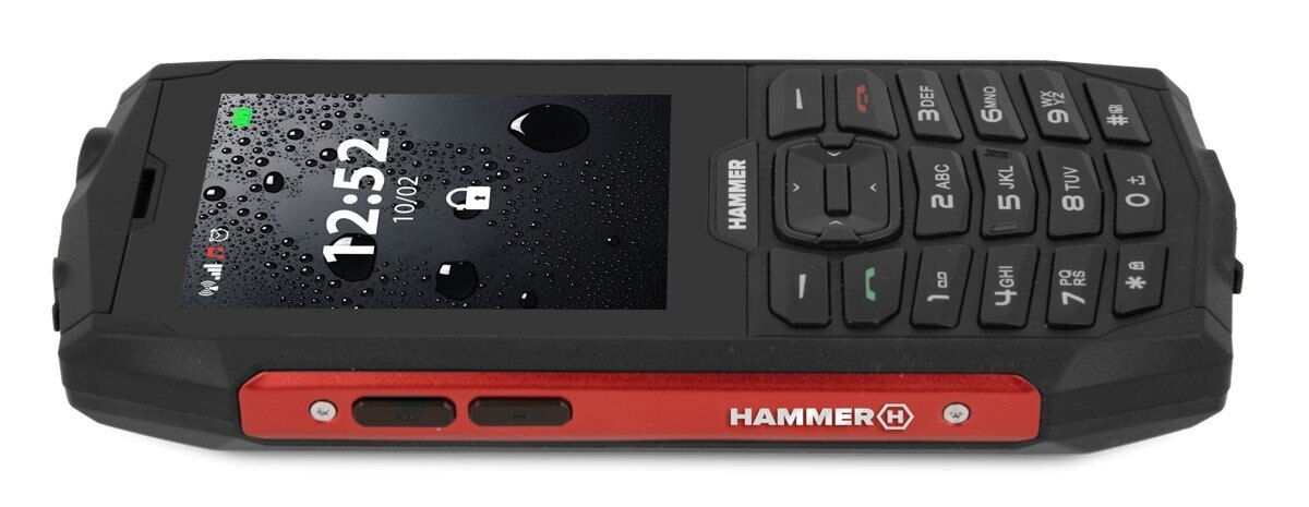 Telefon komórkowy HAMMER 4 Czerwony