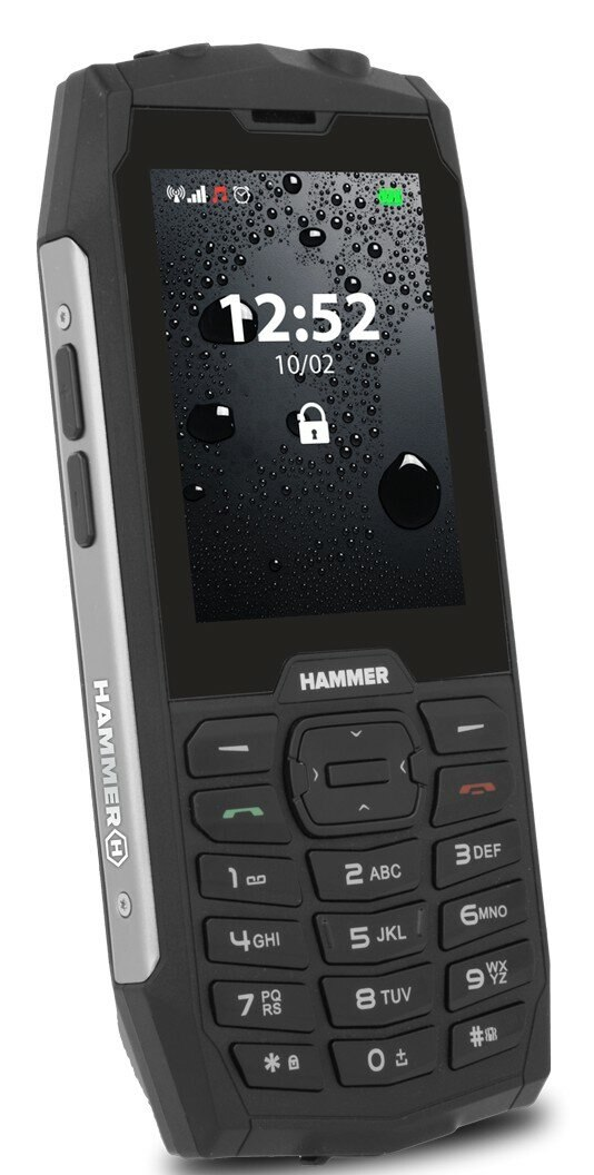 Telefon komórkowy HAMMER 4 Srebrny