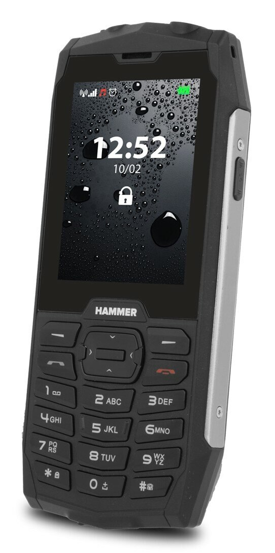 Telefon komórkowy HAMMER 4 Srebrny