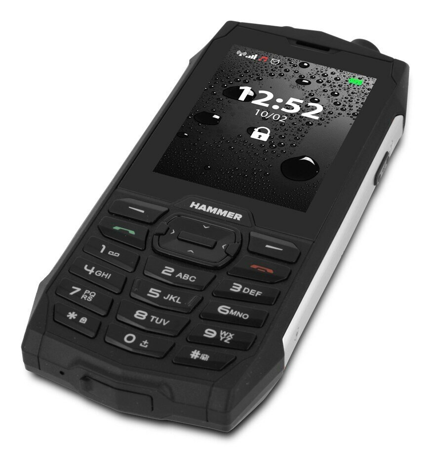 Telefon komórkowy HAMMER 4 Srebrny