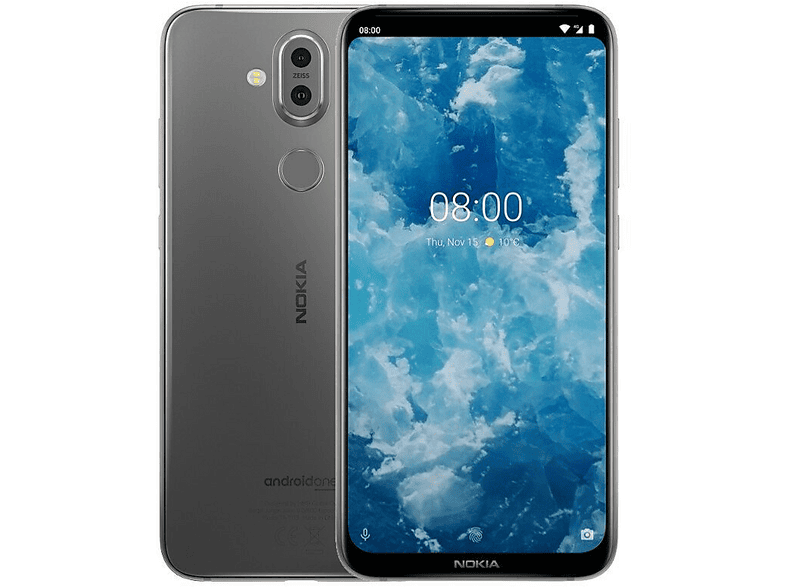 NOKIA 8.1 Srebrny