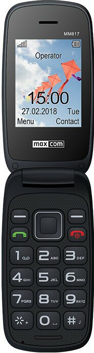 Telefon MAXCOM Comfort MM817 Czerwony