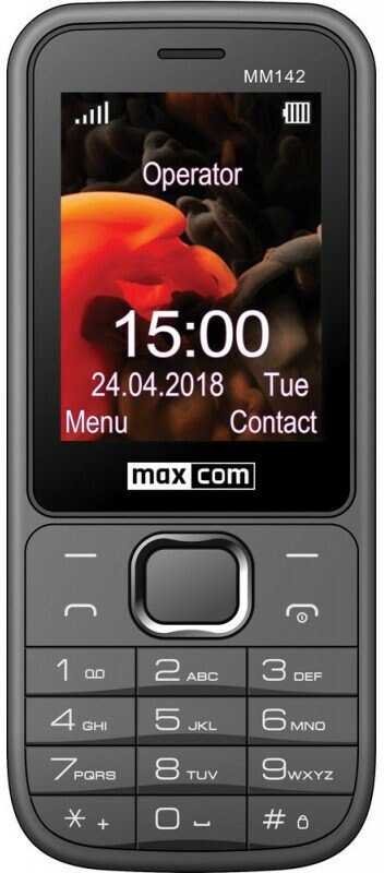 Telefon komórkowy MAXCOM MM 142 Dual SIM Szary