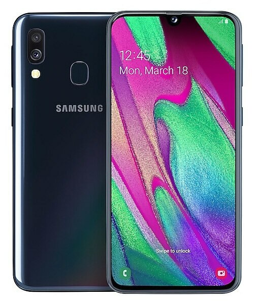 Smartfon SAMSUNG Galaxy A40 Czarny SM-A405FZKDXEO