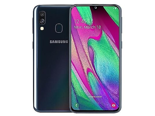 Smartfon SAMSUNG Galaxy A40 Czarny SM-A405FZKDXEO