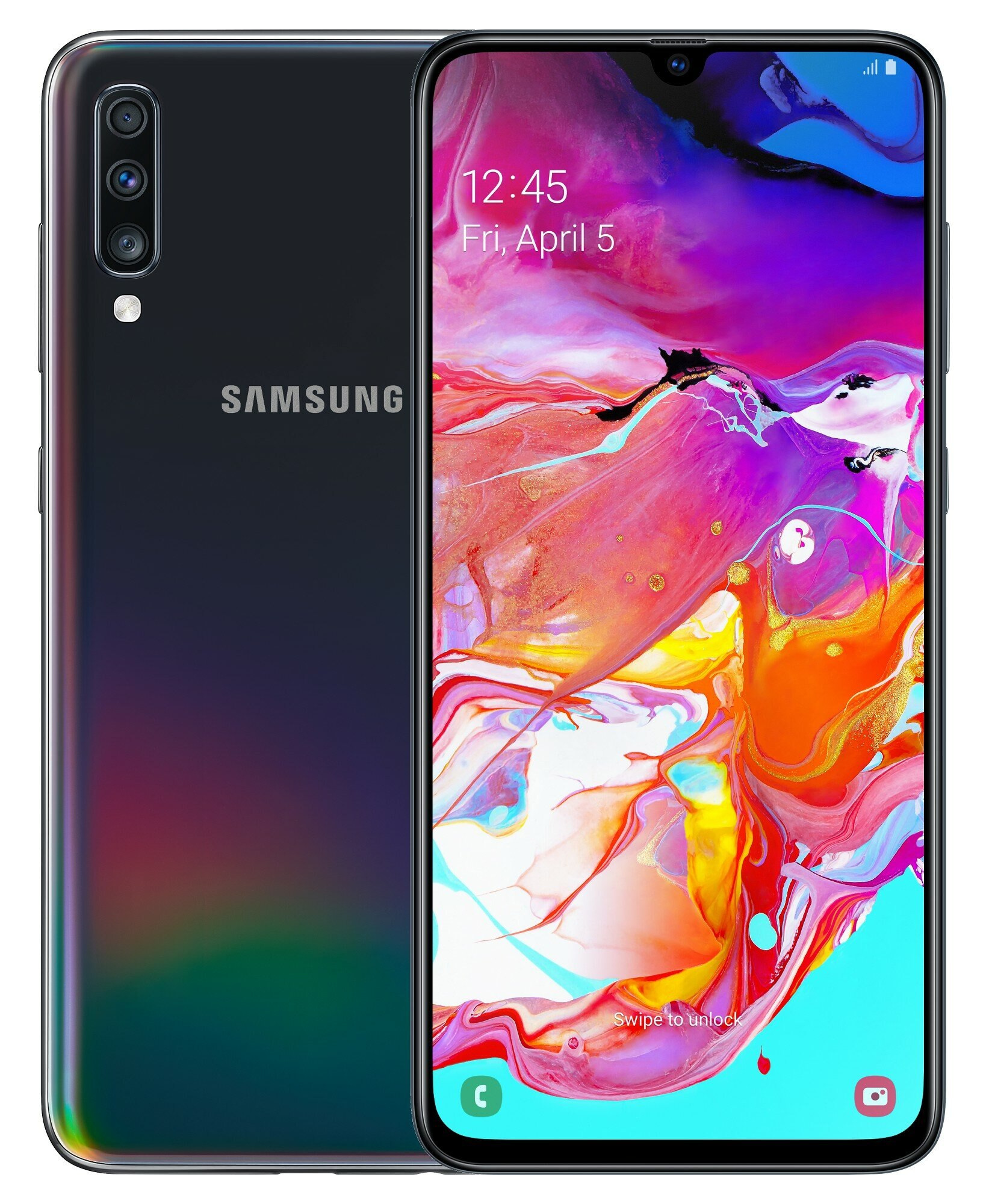 Smartfon SAMSUNG Galaxy A70 Czarny SM-A705FZKUXEO