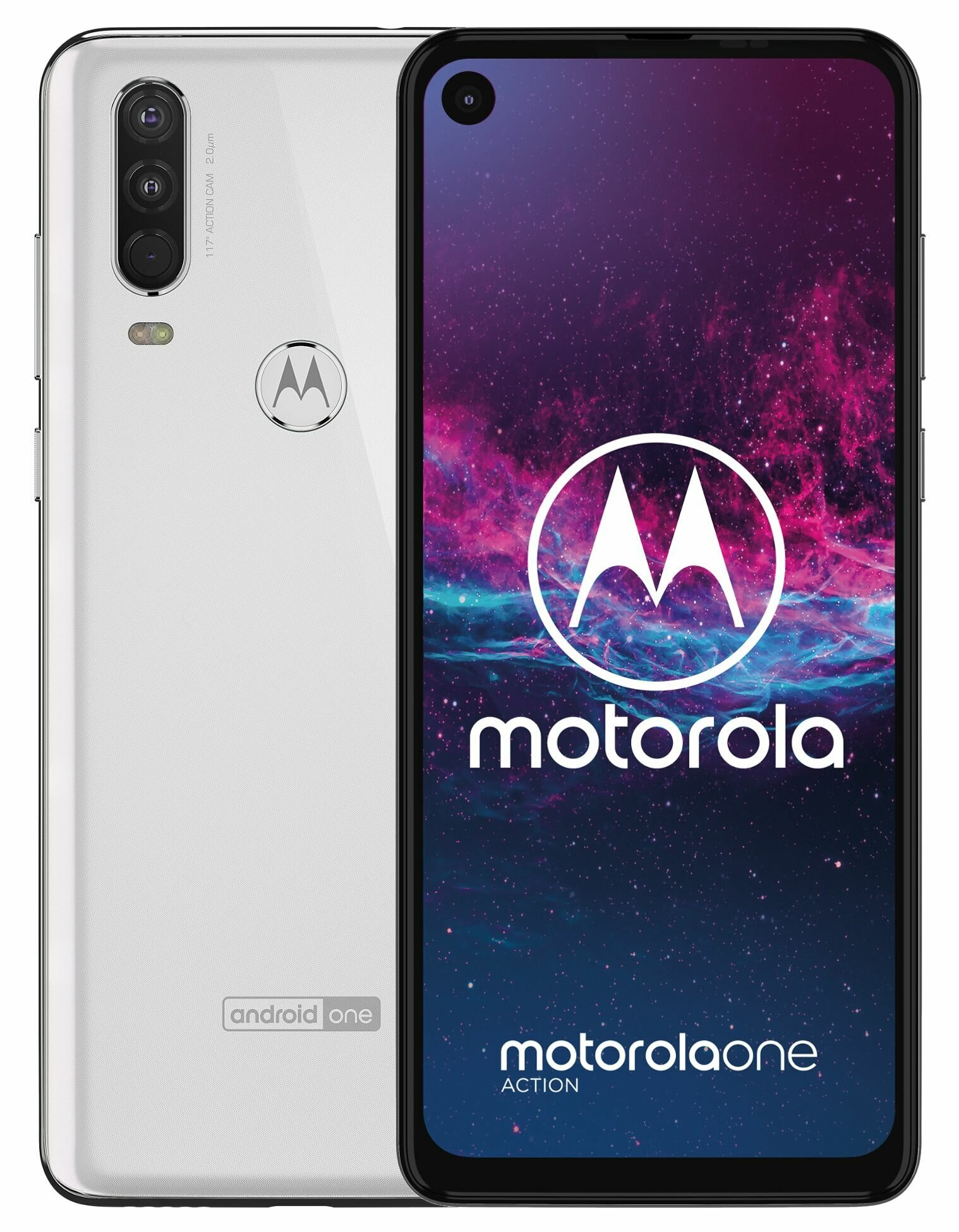 Smartfon MOTOROLA One Action Biały PAFY0006PL