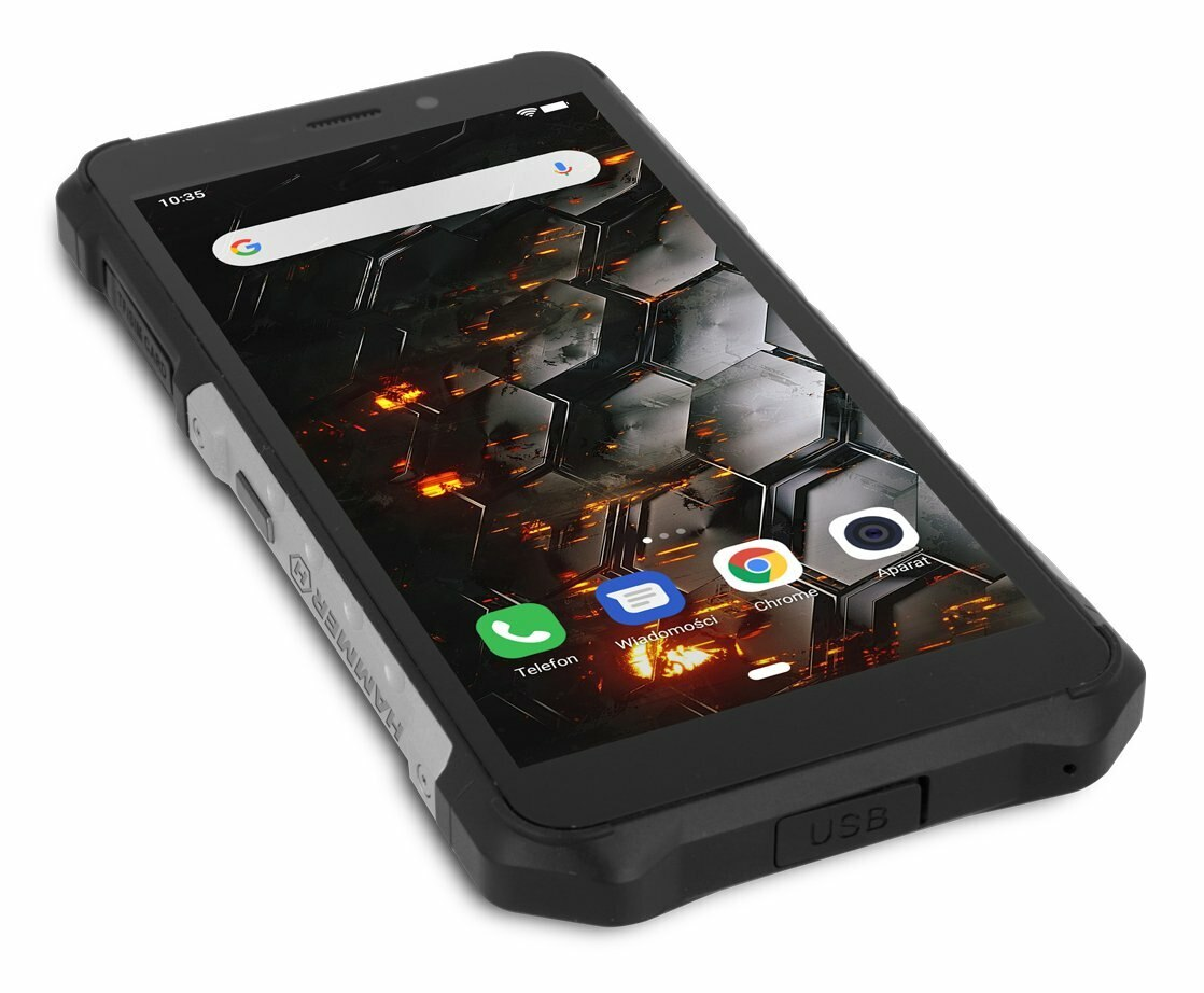 Smartfon HAMMER Iron 3 Srebrny
