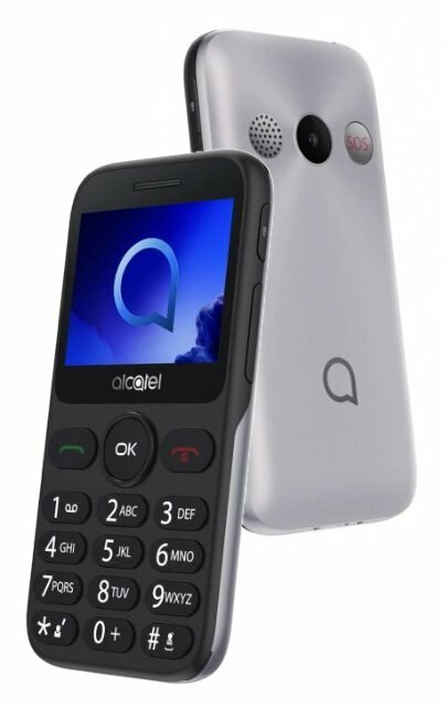 Telefon komórkowy ALCATEL 2019 Srebrny