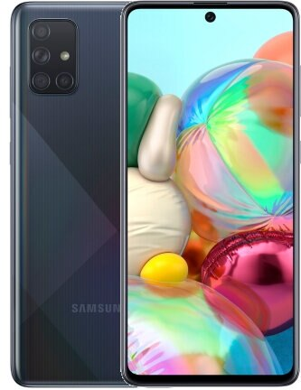 Smartfon SAMSUNG Galaxy A71 Czarny SM-A715FZKUXEO