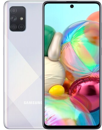 Smartfon SAMSUNG Galaxy A71 Srebrny SM-A715FZSUXEO