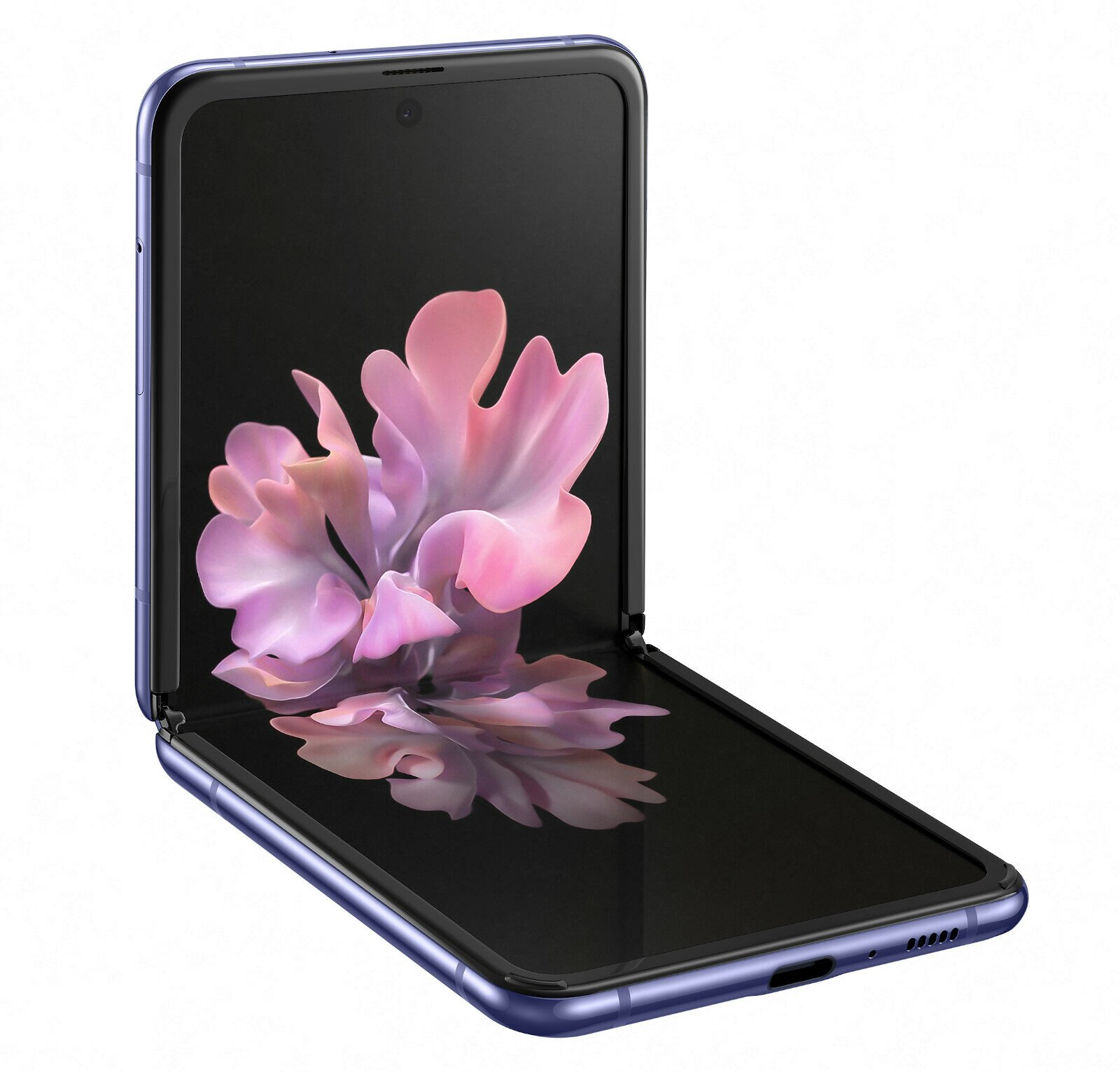 Smartfon SAMSUNG Galaxy Z Flip Fioletowy SM-F700FZPDXEO