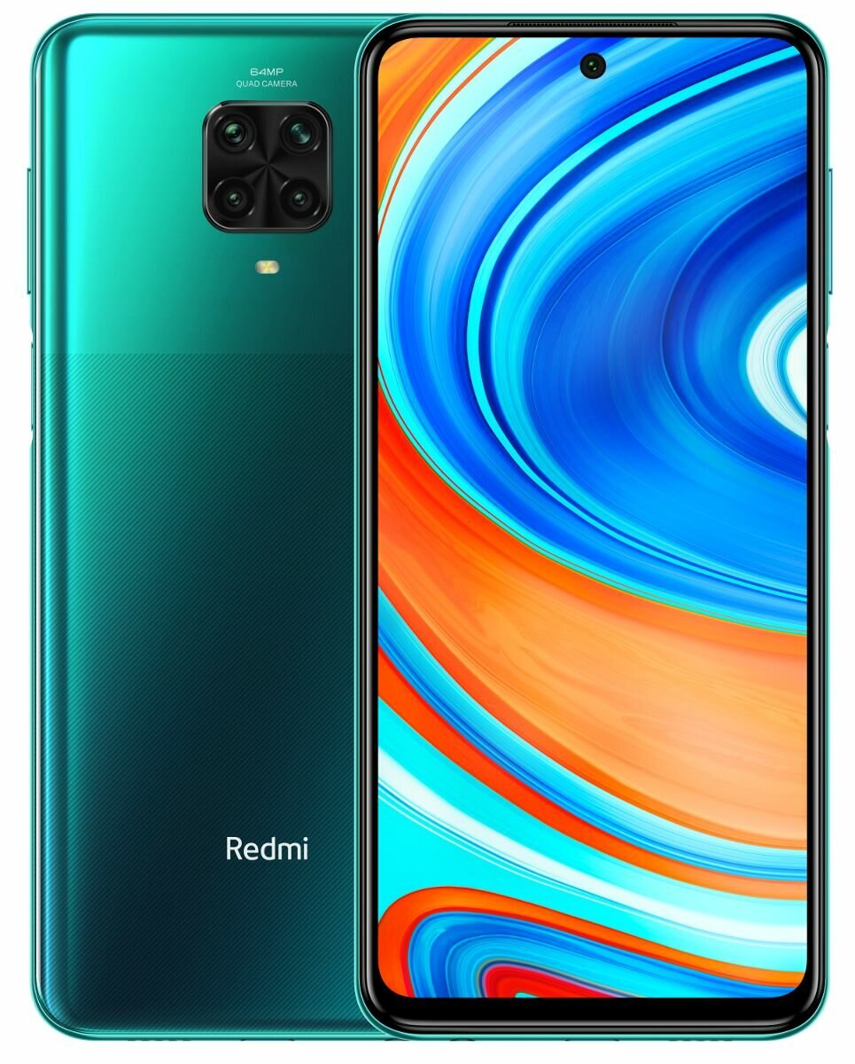 Smartfon XIAOMI Redmi Note 9 Pro 6GB/64GB Zielony