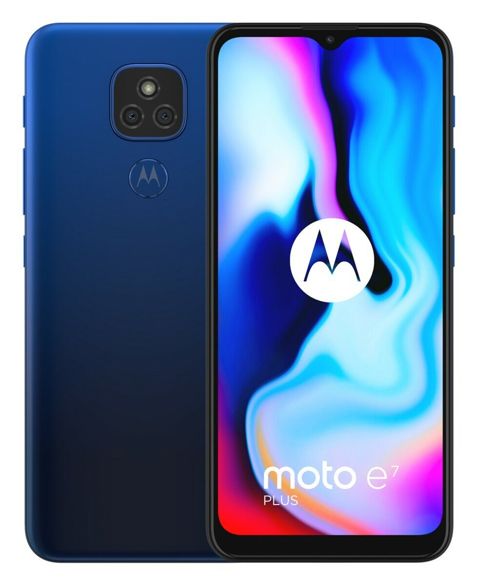 Smartfon MOTOROLA Moto E7 Plus Niebieski