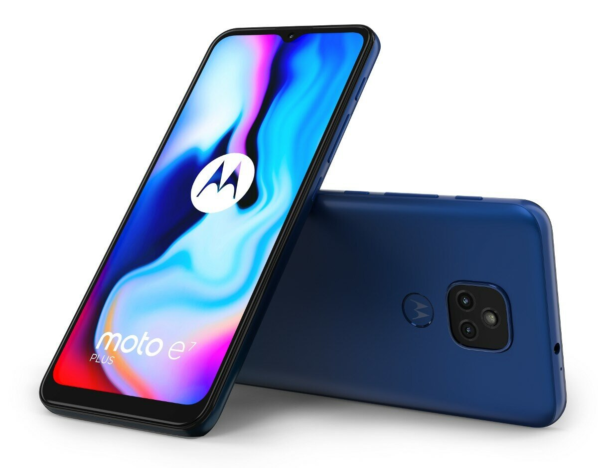 Smartfon MOTOROLA Moto E7 Plus Niebieski