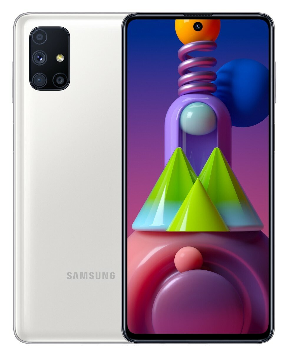 Smartfon SAMSUNG Galaxy M51 Biały SM-M515FZWDEUE