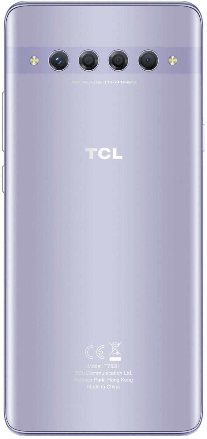Smartfon TCL 10 Plus Srebrnoszary