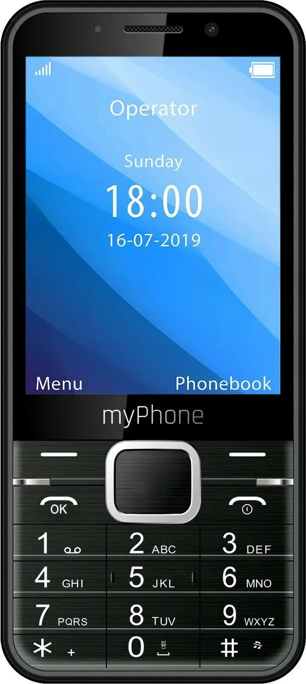 Telefon komórkowy MYPHONE Up Czarny