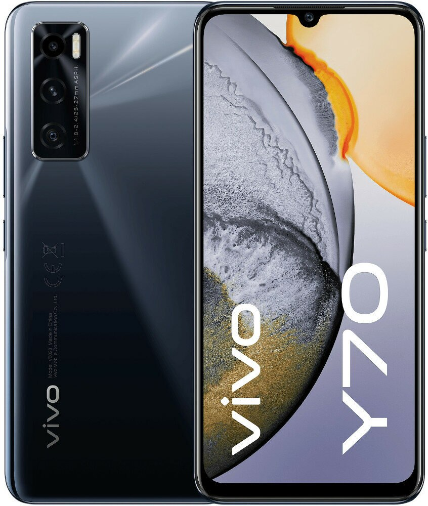Smartfon vivo Y70 Czarny (Gravity Black)