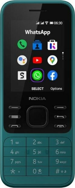 Telefon komórkowy NOKIA 6300 4G TA-1286 DS PL Niebieski (Cyan)