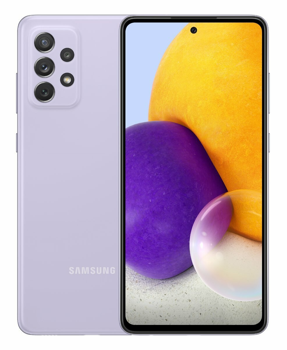 Smartfon SAMSUNG Galaxy A72 6GB+128GB Fioletowy SM-A725FLVDEUE