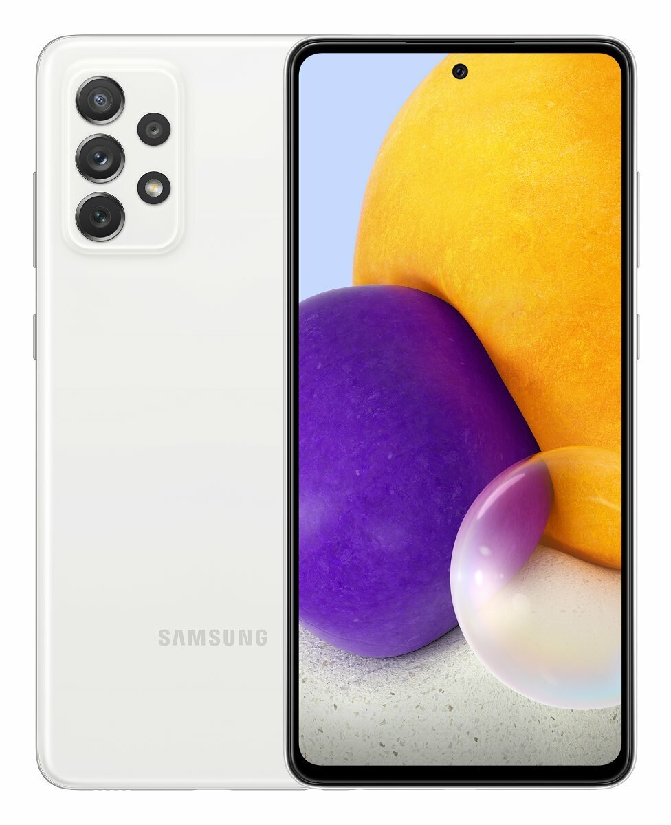Smartfon SAMSUNG Galaxy A72 6GB+128GB Biały SM-A725FZWDEUE